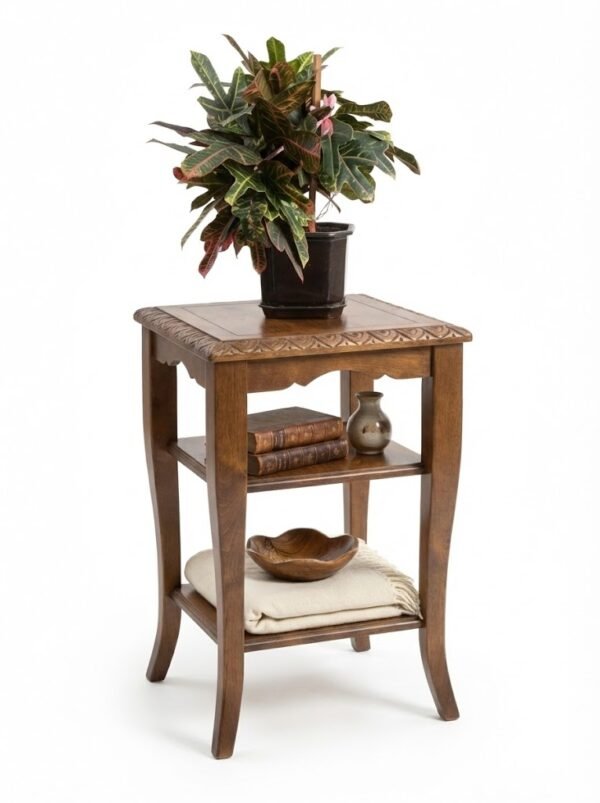 Резбована помощна масичка от масив-Waura